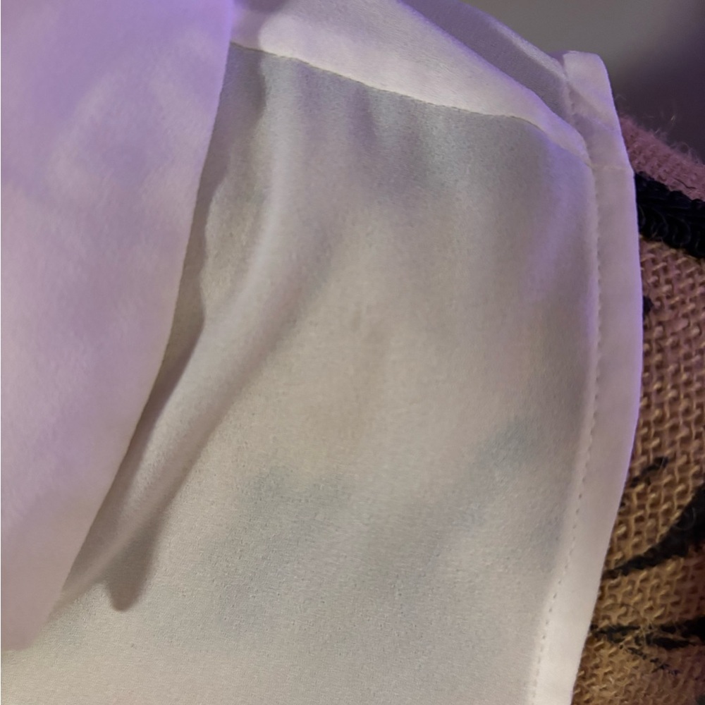 Sheer button down top - Picture 3 of 3
